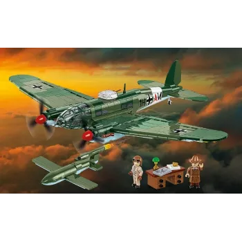 COBI Heinkel HE 111 H-22 mit V1-Flugbombe Bausteine-Set 927 Teile