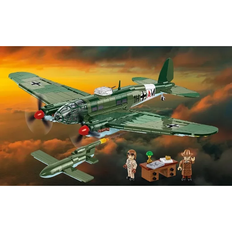 COBI Heinkel HE 111 H-22 mit V1-Flugbombe Bausteine-Set 927 Teile