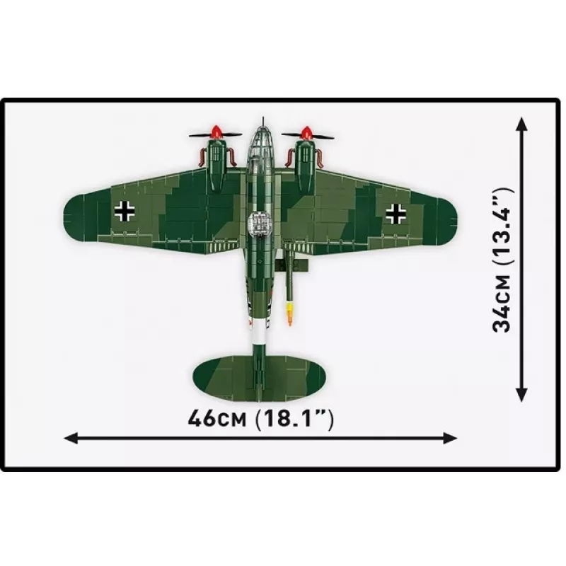 COBI Heinkel HE 111 H-22 mit V1-Flugbombe Bausteine-Set 927 Teile
