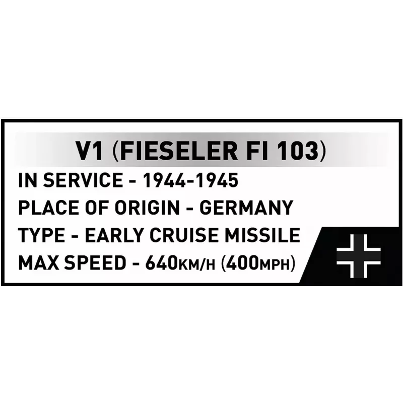 COBI Heinkel HE 111 H-22 mit V1-Flugbombe Bausteine-Set 927 Teile