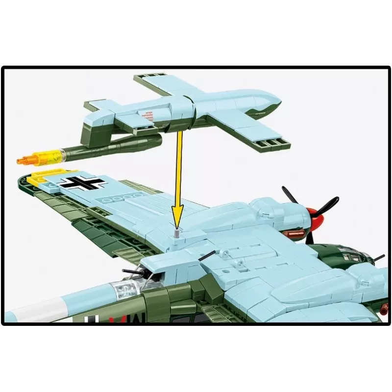 COBI Heinkel HE 111 H-22 mit V1-Flugbombe Bausteine-Set 927 Teile