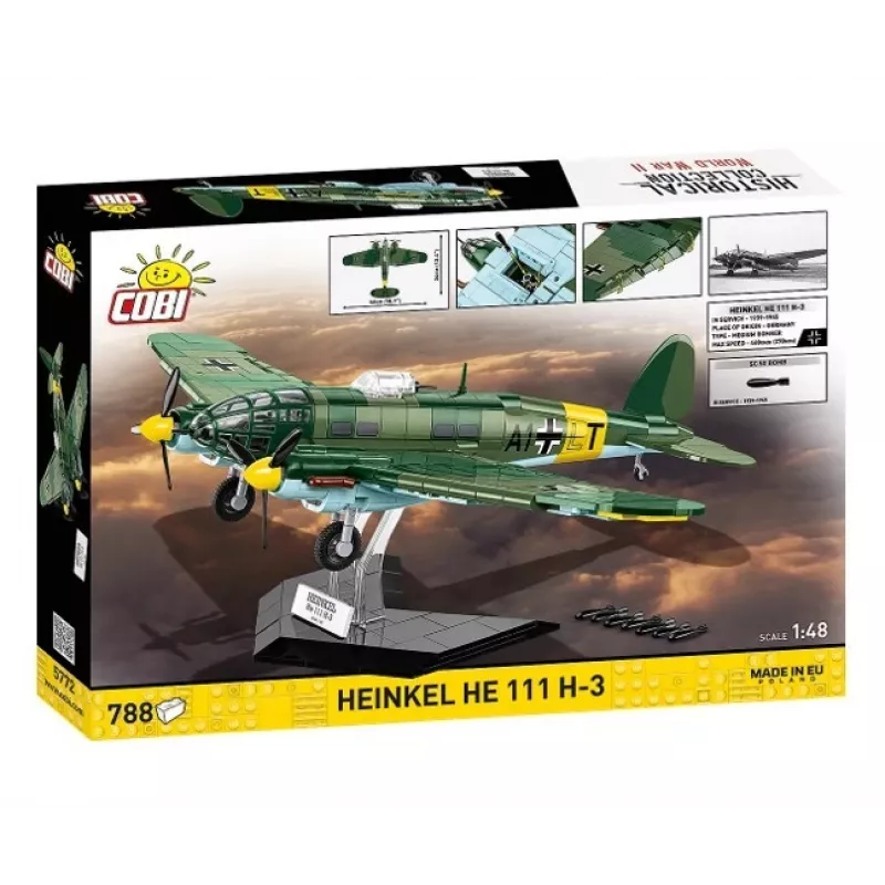 COBI Bausteine Heinkel HE 111 H-3 788 Teile