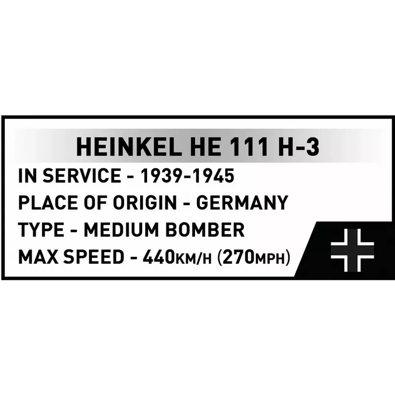 COBI Bausteine Heinkel HE 111 H-3 788 Teile