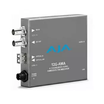 AJA 12G-AMA 12G-SDI Audio Embedder/Disembedder mit Analog Audio