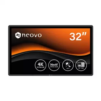 AG Neovo QX3202 32 Zoll 4K UHD MVA LED Monitor 3840x2160 350cd/m² 1000:1 5ms Schwarz