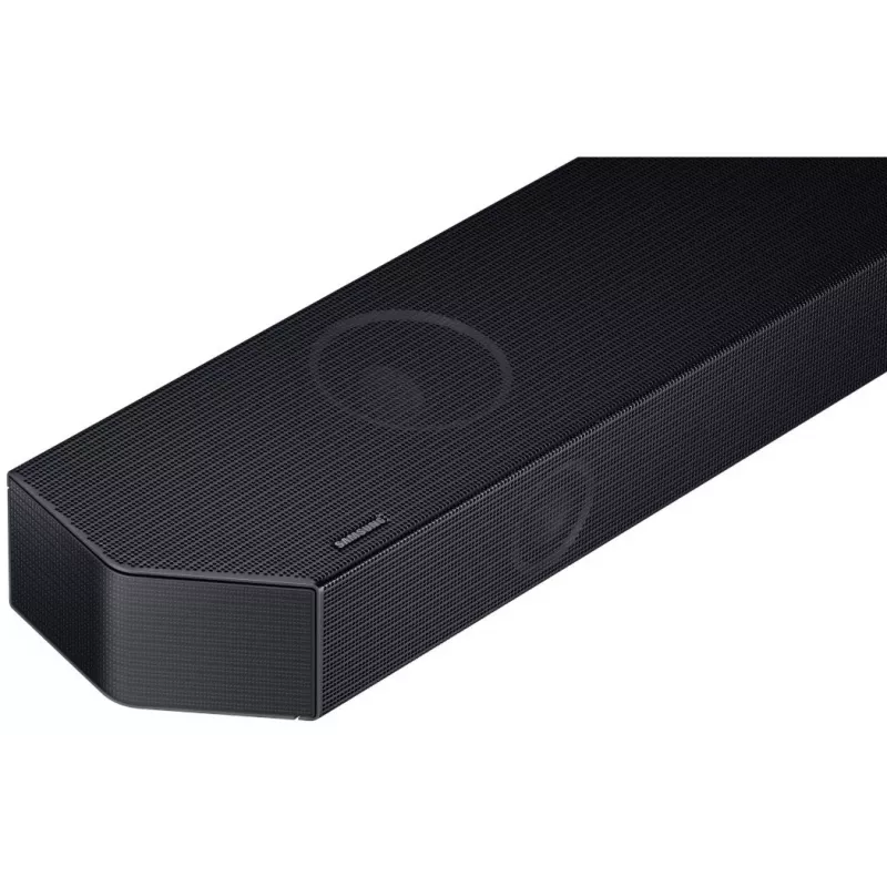 Samsung HW-Q600H 3.1.2 Channel Soundbar mit kabellosem Subwoofer, Dolby Atmos, DTS:X, Bluetooth, Schwarz