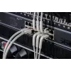 DIGITUS CAT 6A F-FTP Angled Patch Cable, Copper, 1,5 m, Grey, 10 Stück