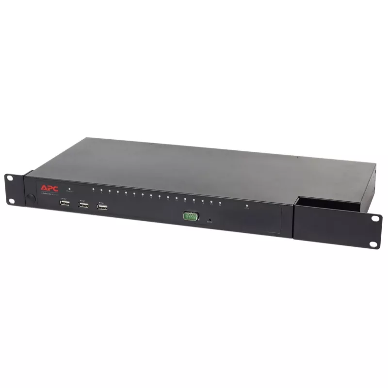 APC KVM1116R KVM Switch - 1 lokaler Benutzer, 16 Ports, VGA, USB, 1U Rackmontage