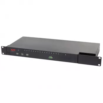 APC KVM1116R KVM Switch - 1 lokaler Benutzer, 16 Ports, VGA, USB, 1U Rackmontage