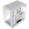 Krux Atron White Mid-Tower PC-Gehäuse mit gehärtetem Glas