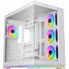 Krux Atron White Mid-Tower PC-Gehäuse mit gehärtetem Glas