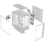 Krux Atron White Mid-Tower PC-Gehäuse mit gehärtetem Glas