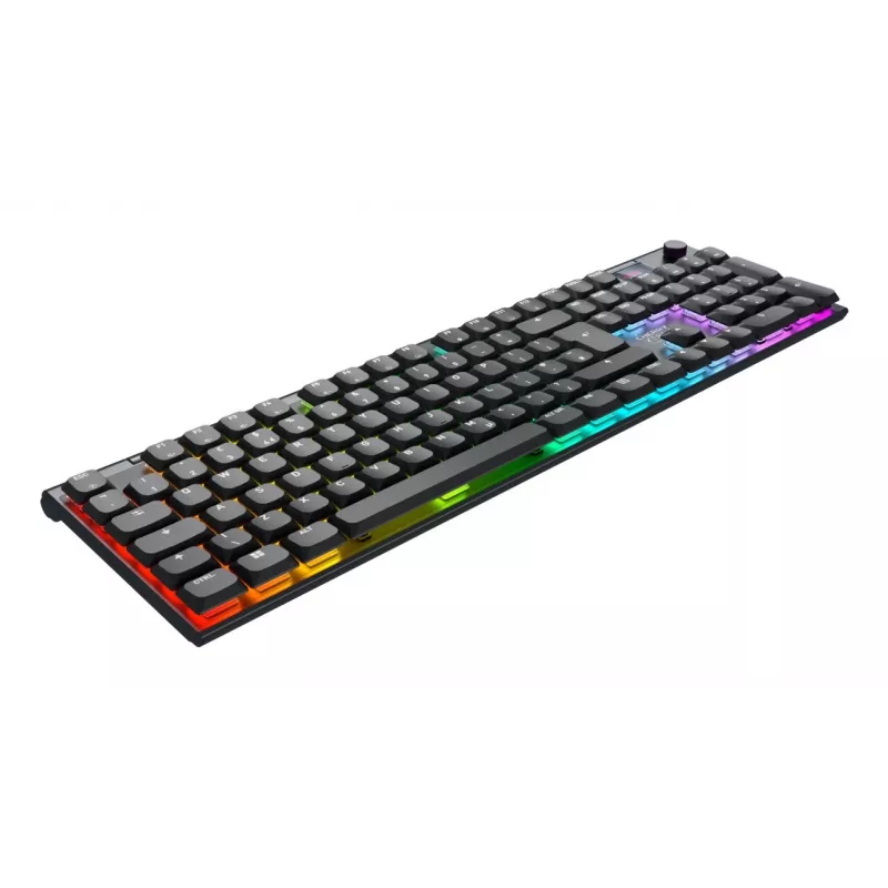 CHERRY XTRFY MX 10.1 Wireless Full-Size Mechanical Gaming Keyboard, Tri-Mode (USB-C, 2,4 GHz, Bluetooth 5.1), Cherry MX RGB Red Switches, Per-Key RGB, QWERTY, Schwarz