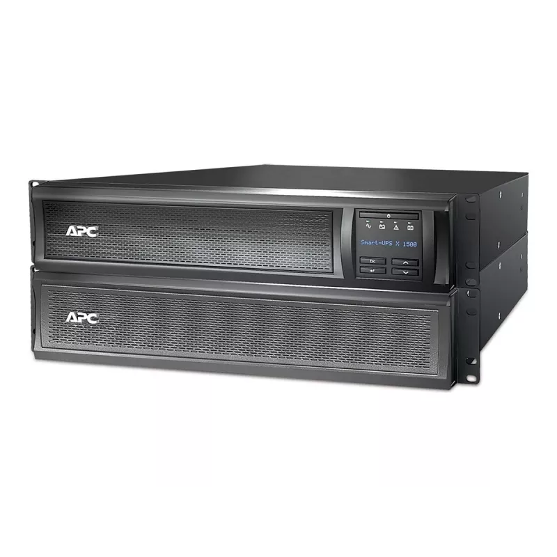 APC Smart-UPS X SMX1500RM2UC 1500VA 1200W Line-Interactive USV, Rack/Tower 2U, LCD, SmartConnect Port, 8 Steckdosen