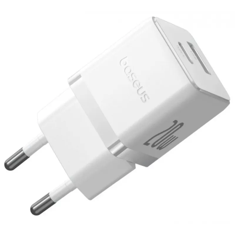 Baseus Palm 65W GaN5 USB-C Fast Charger Weiß