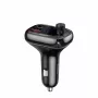 Baseus S-13 Bluetooth FM Transmitter Car Charger mit QC 3.0/4.0 PD, Freisprecheinrichtung, LED-Anzeige, Schwarz