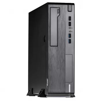 Akyga AK-502-02BK Midi-Tower-Computergehäuse Schwarz