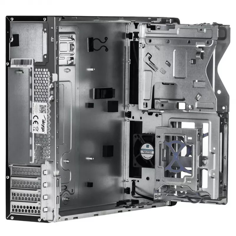 Akyga AK-502-02BK Midi-Tower-Computergehäuse Schwarz