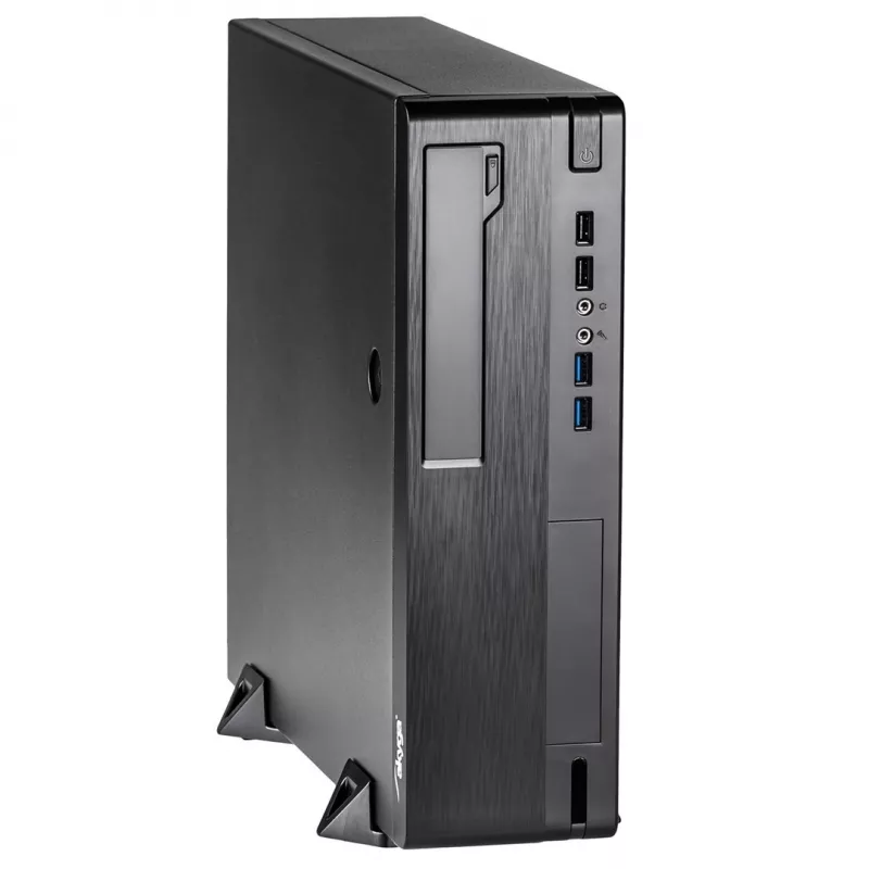 Akyga AK-502-02BK Midi-Tower-Computergehäuse Schwarz