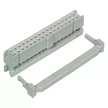 EFB Elektronik 10-Pin Post Connector Grey RM 2.54, E-WP 5461