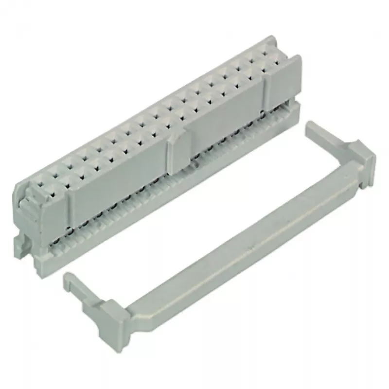 EFB Elektronik 10-Pin Post Connector Grey RM 2.54, E-WP 5461