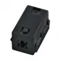EFB Elektronik Ferrit-Ringkern 6,5 mm Schwarz Quadratisch