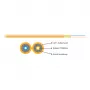 EFB-ELEKTRONIK I-V(ZN)H 2x1E 9/125µm OS2 Single-Mode Duplex Zipcord Patchkabel, LSZH, Gelb, 2,8x5,7mm