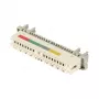 EFB-Elektronik LSA Trennleiste 2/10 auf 10DA für Rundstangenmontage, ohne Farbcode (46005.2)