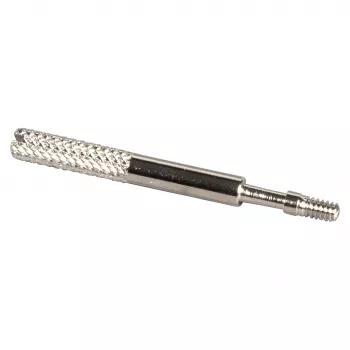 EFB-Elektronik EGP Rändelschraube mit Schlitz, UNC 4-40, 44 mm Länge, vernickelter Stahl (29501.1)