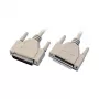 EFB-Elektronik Serielles Datenkabel 1:1, 2x D-Sub 25, Stecker-Buchse, 2,0 m, beige