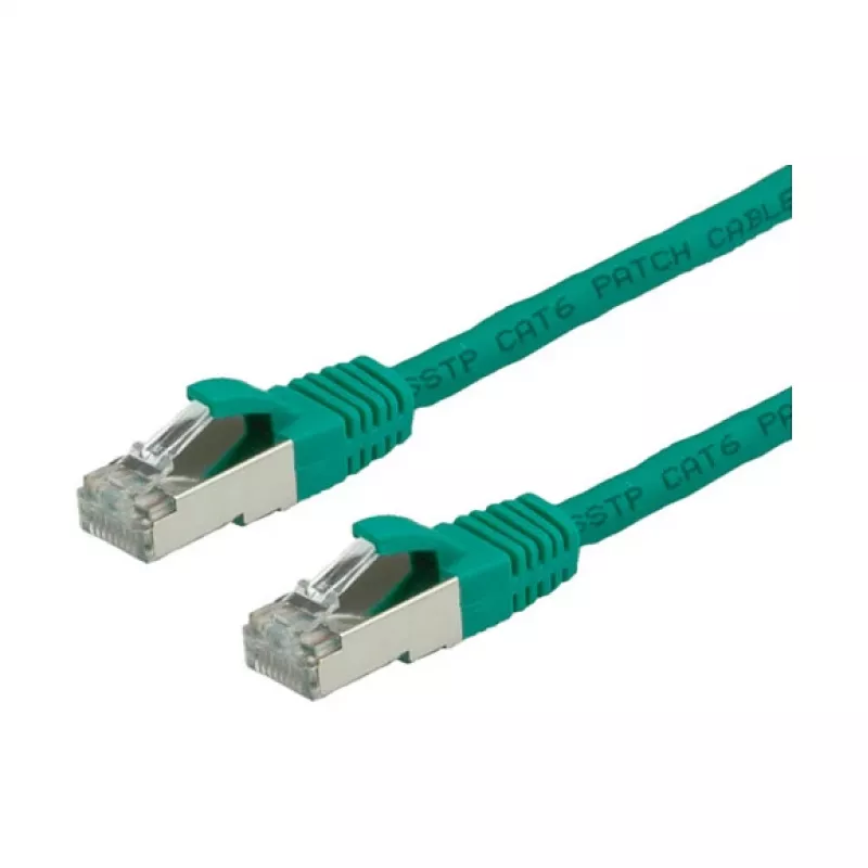 VALUE Patchkabel Cat.6 Class E S/FTP PiMF LSOH Grün 1,5m