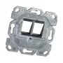 EFB Elektronik ET-25111K Aufputz-Rahmen 1-Port für Keystone-Module Reinweiß RAL 9010