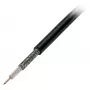 EFB Elektronik RG174 U Koaxialkabel, 50 Ohm, Schwarz