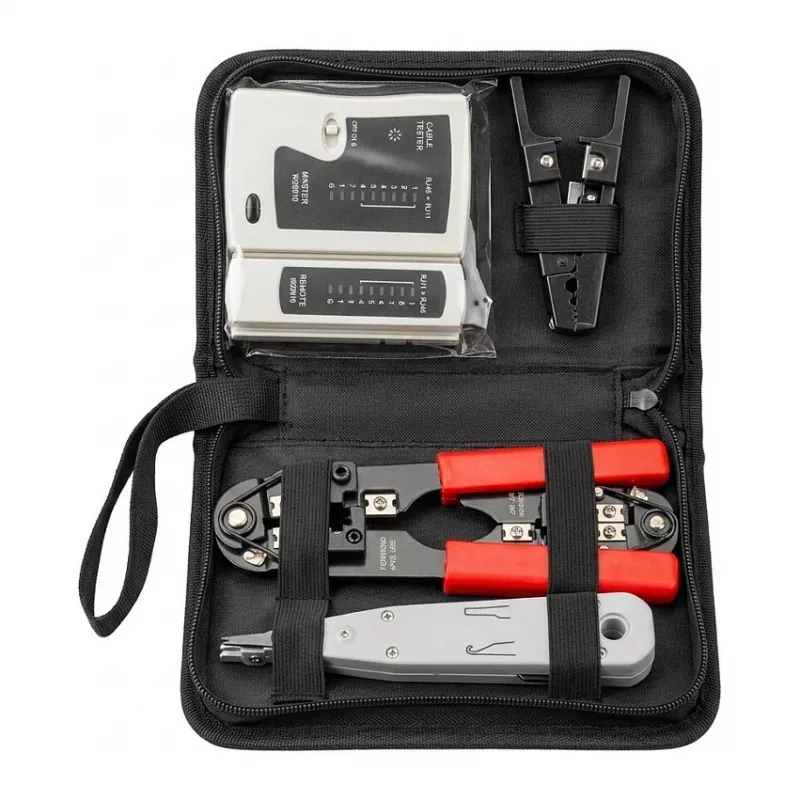 EFB-Elektronik Netzwerk-Werkzeugsatz mit Tasche, 4-teilig