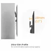 Equip 37-86 Zoll No Drilling TV-Wandhalterung mit 1 Gelenk, 60 kg, Schwarz