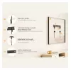 Equip 37-86 Zoll No Drilling TV-Wandhalterung mit 1 Gelenk, 60 kg, Schwarz