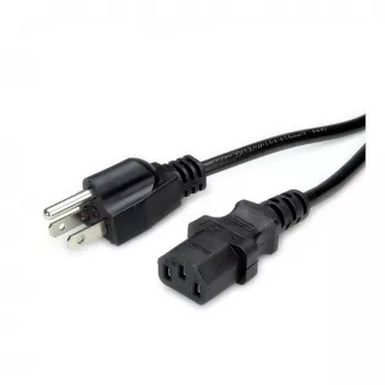 VALUE Netzkabel IEC 60320 C13 auf NEMA 5-15 (M) 125 V - 1,8 m - Schwarz