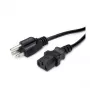 VALUE Netzkabel IEC 60320 C13 auf NEMA 5-15 (M) 125 V - 1,8 m - Schwarz