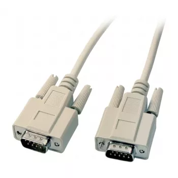 EFB-Elektronik Serielles Datenkabel 1:1, 2x D-Sub 9, Stecker-Stecker, 5,0 m, Beige