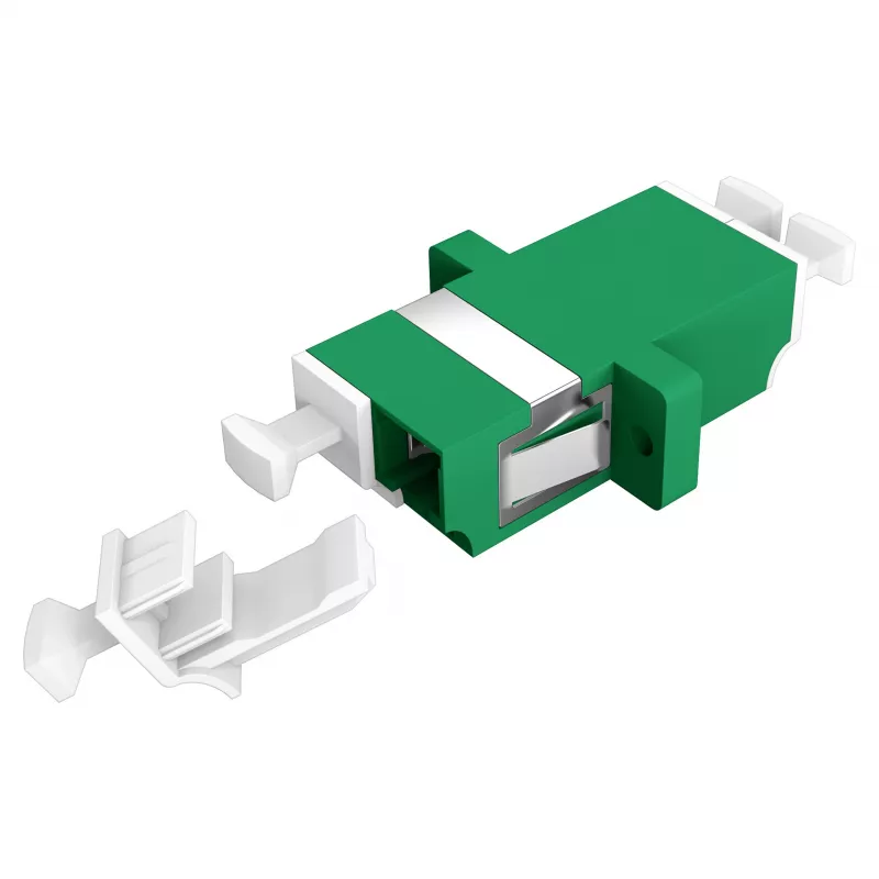 EFB Elektronik LC/APC Simplex Fiber Adapter Weiß