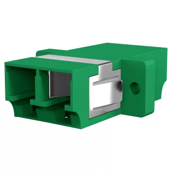 EFB Elektronik LC/APC Simplex Fiber Adapter Weiß