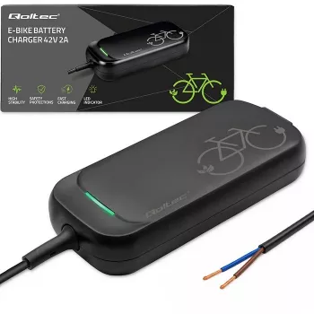 Qoltec E-Bike Charger 36V 42V 2A ohne Stecker