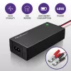 Qoltec 52665 Automatisches Batterieladegerät für AGM GEL STD Batterien, 24V 2A 48W, LED-Anzeige, 1,8m Kabel
