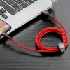 Baseus CALKLF-C09 USB-A auf Lightning Kabel 2 m Rot