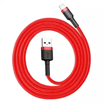 Baseus CALKLF-C09 USB-A auf Lightning Kabel 2 m Rot