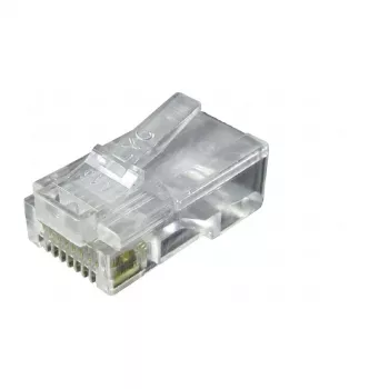 EFB-Elektronik RJ45 UTP Modular-Stecker E-MO 8/8 SR, 100 Stück, transparent