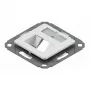 EasyLan preLink / fixLink Module Holder, 2x Keystone mit Zentralplatte 9x31,8 mm RAL 9010 (CKVD1D1)