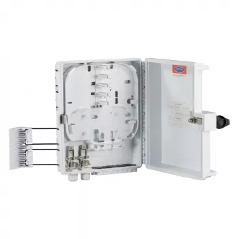 EFB-ELEKTRONIK FTTH-BOX-OUT-1 FTTH IP65 Verteilerbox für 32 Fasern, 16 Adapter, Außenbereich