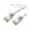 ROLINE GREEN U/FTP Patchkabel Cat.6A (Class EA), LSOH, Slim, Weiß, 1,5 m