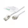ROLINE GREEN U/FTP Patchkabel Cat.6A (Class EA), LSOH, Slim, Weiß, 1,5 m